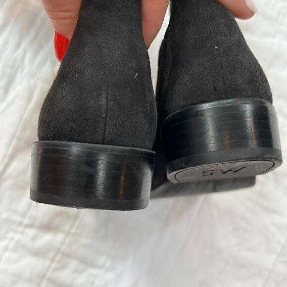 Stuart Weitzman Reddy 5050 Suede Over-The-Knee Boots, Black size 6.5 women EUC - Picture 6 of 8